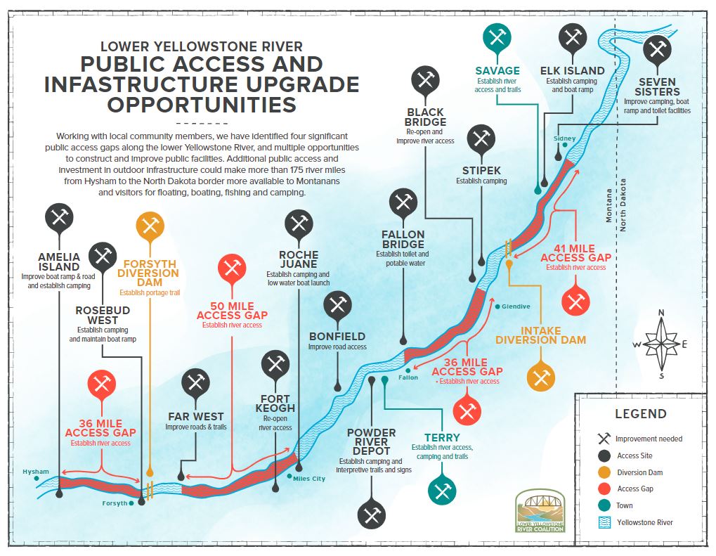 Lower Yellowstone River Public Access and Infrastructure Upgrade Opportunities