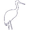 Sandhill crane icon