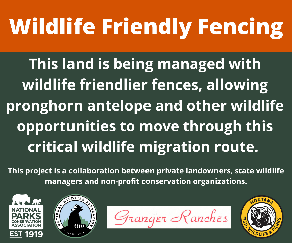 Wildlife Friendly Fencing graphic