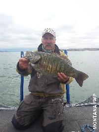 2017 Smallmouth Bass record-breaking fisherman and his catch