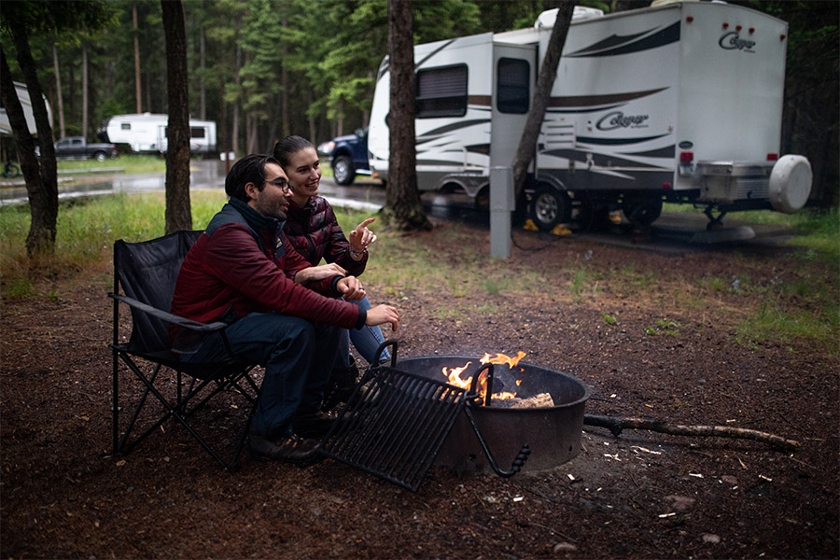 People Camping