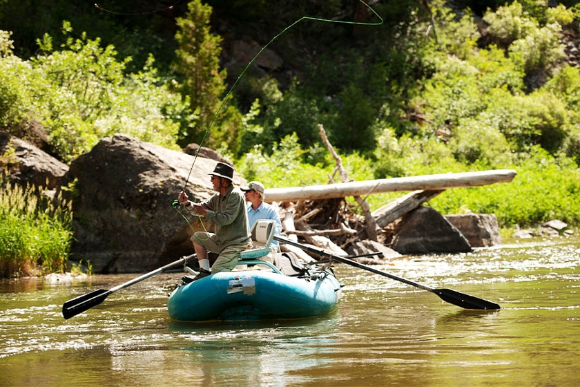 Raft on the Smith River