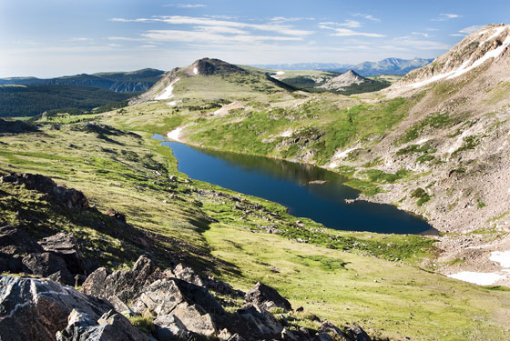 A Montana alpine lake.