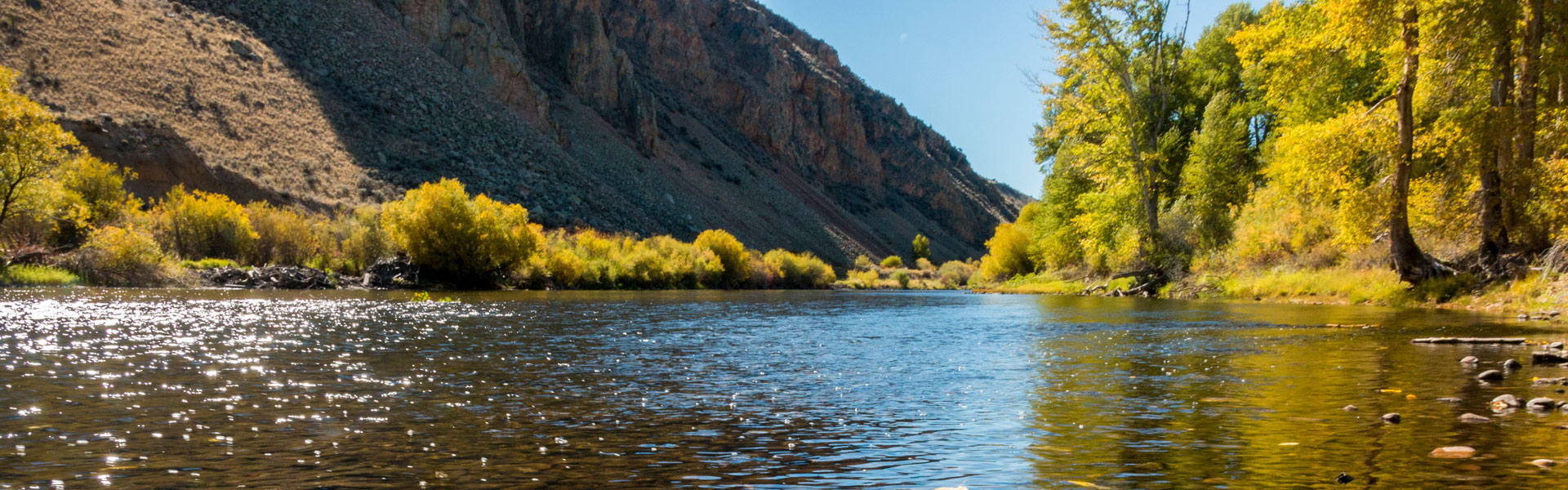 Big Hole River in the fall