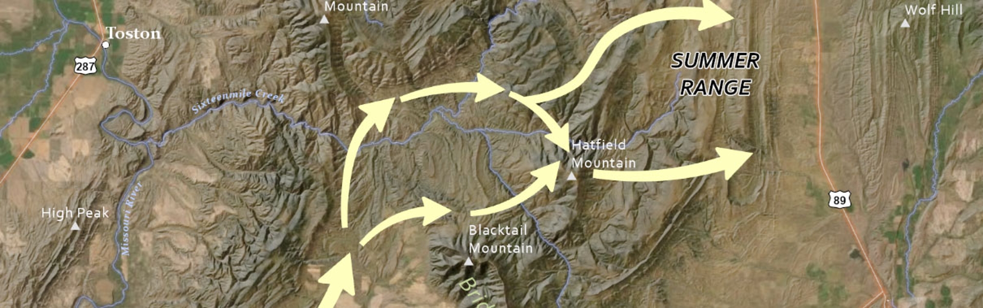 How Tracking Data Are Used By FWP Montana FWP