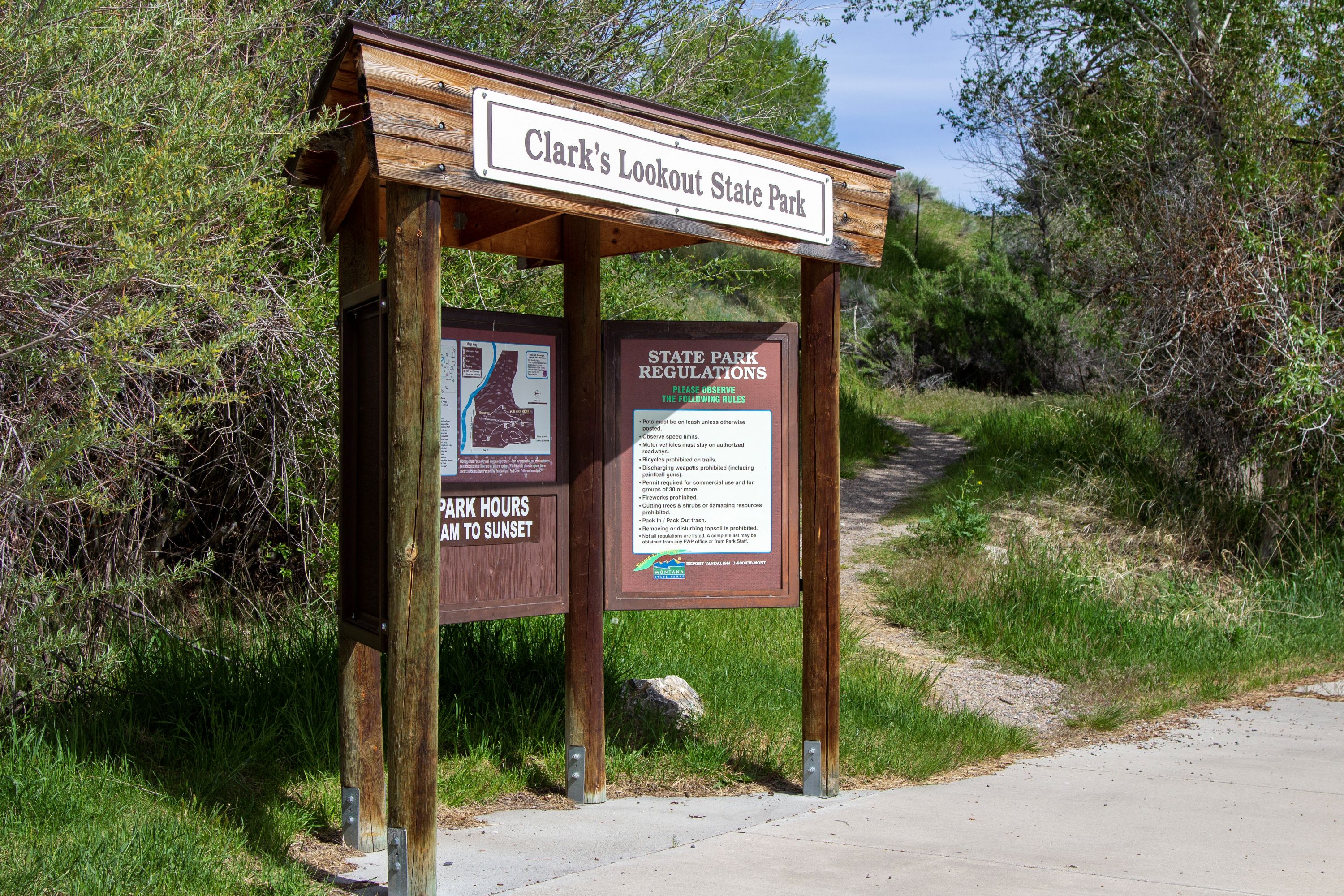 Clark's Lookout Kiosk