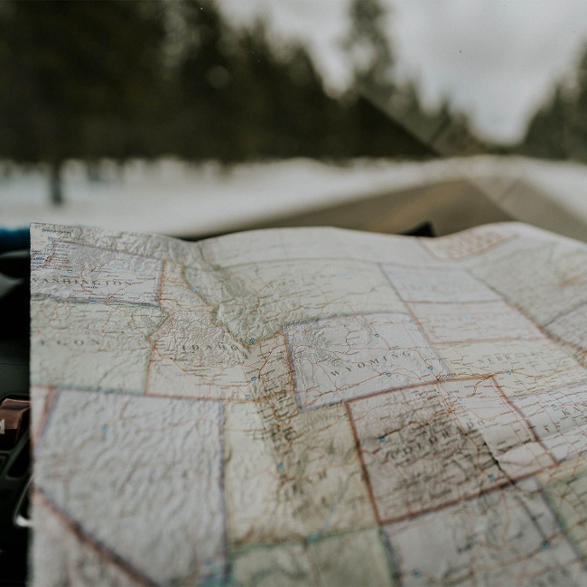 Map on dashboard